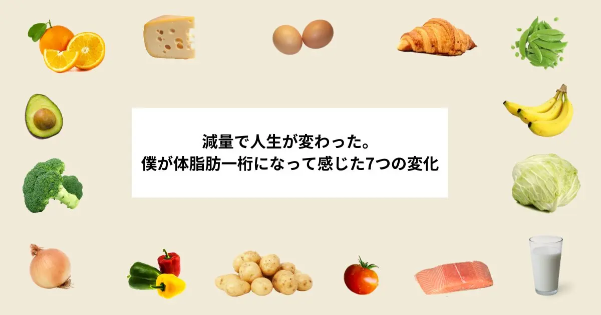 減量 人生 変わる タイトル